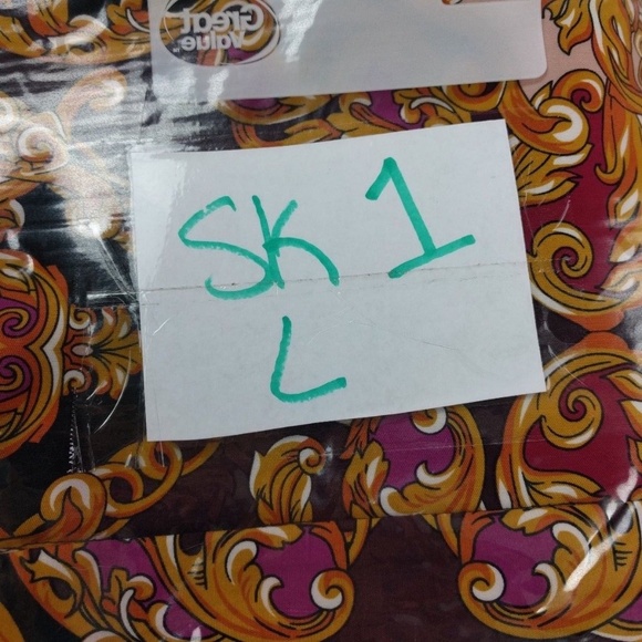 @ Worthinton sz 8 Pencil Skirt Pink Black Gold - Picture 5 of 6